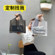 礼品袋印logo 时尚 服装 店衣服手提袋子定制韩风塑料购物袋网红女装