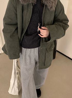 一善家韩国东大门气质百搭显瘦毛领羽绒服（含85白鸭绒）E09270