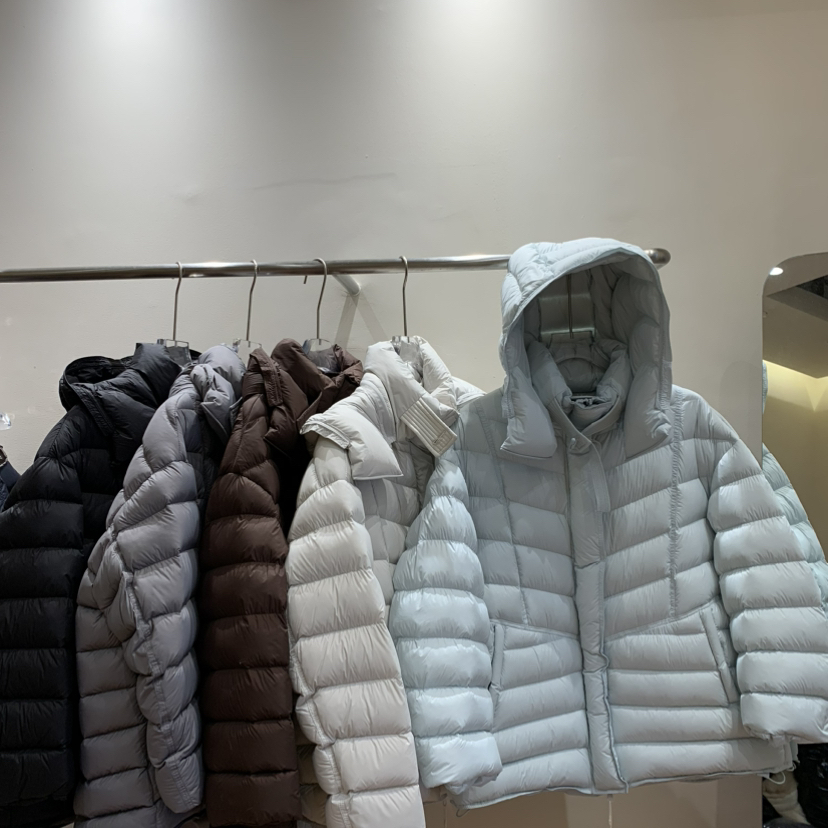 一善冬上新简约绗缝宽松韩系保暖羽绒服外套908dgd