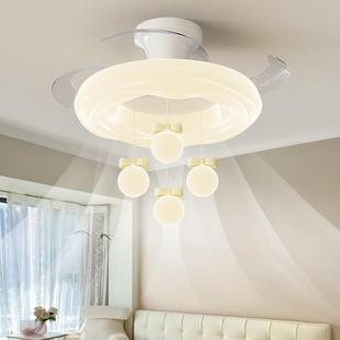 are simple the fan children while lights creamy Bedroom and