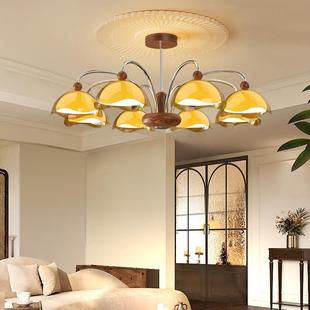 simple wood walnut the chandelier shielded eye modern