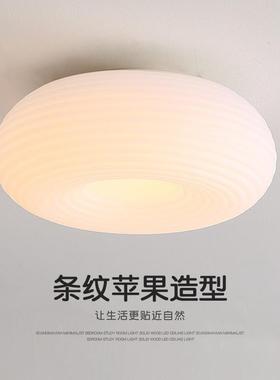 Bedroom lights, circular Nordic lamps, modern, congenial art