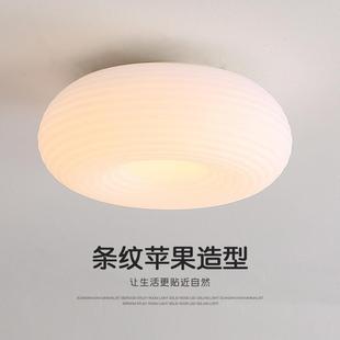 Nordic circular lamps modern art Bedroom congenial lights