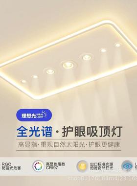 Inventive lightless living room light with a rectangular lig