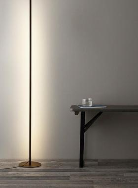 A modern, extremely simple LED-lined, live background light