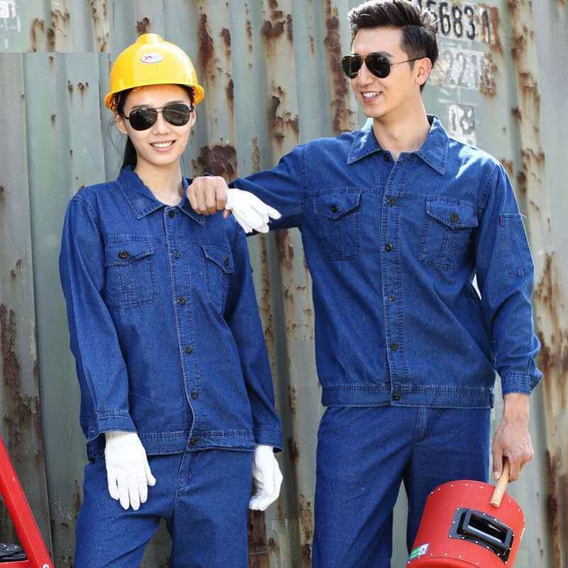 男焊工耐磨工作服短袖长袖