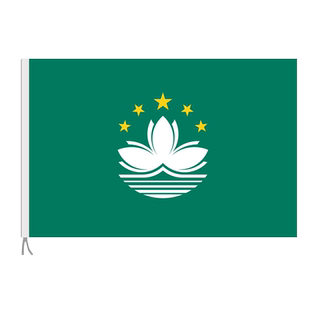 加厚双面印刷澳门区旗3号4号 澳门区旗水洗不掉色 澳门特区区旗澳门莲花旗 纳米防水 澳门特别行政区区旗