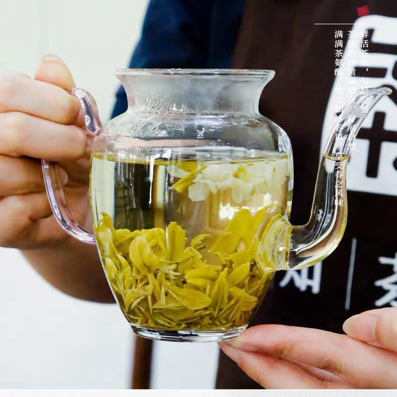 蒙顶山黄金飘雪茉莉花茶浓香型