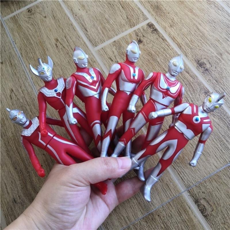 奥特6兄弟软胶人偶赛文 泰罗 杰克 艾斯 初代 佐菲软胶手办玩具