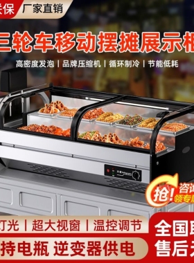 摆摊台式阶梯冷藏柜烧烤炸串
