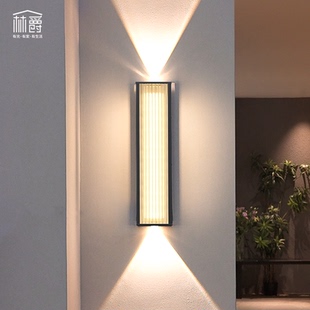 太阳能户外壁灯防水别墅壁灯室外大门口两侧柱子灯院子围墙壁灯