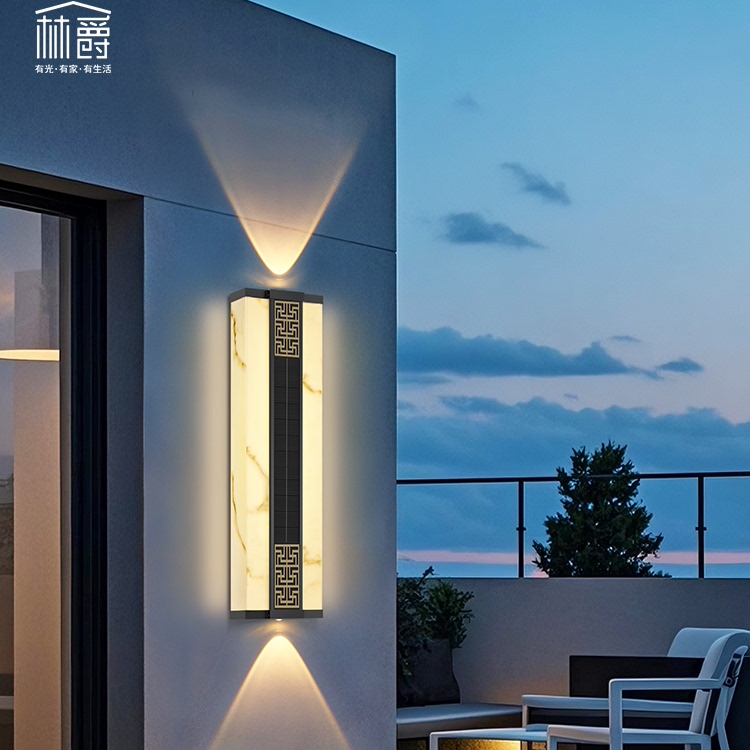 仿云石太阳能户外壁灯防水