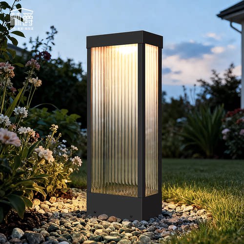 太阳能简约防水草坪灯户外庭院灯小区公园草地灯别墅花园景观灯