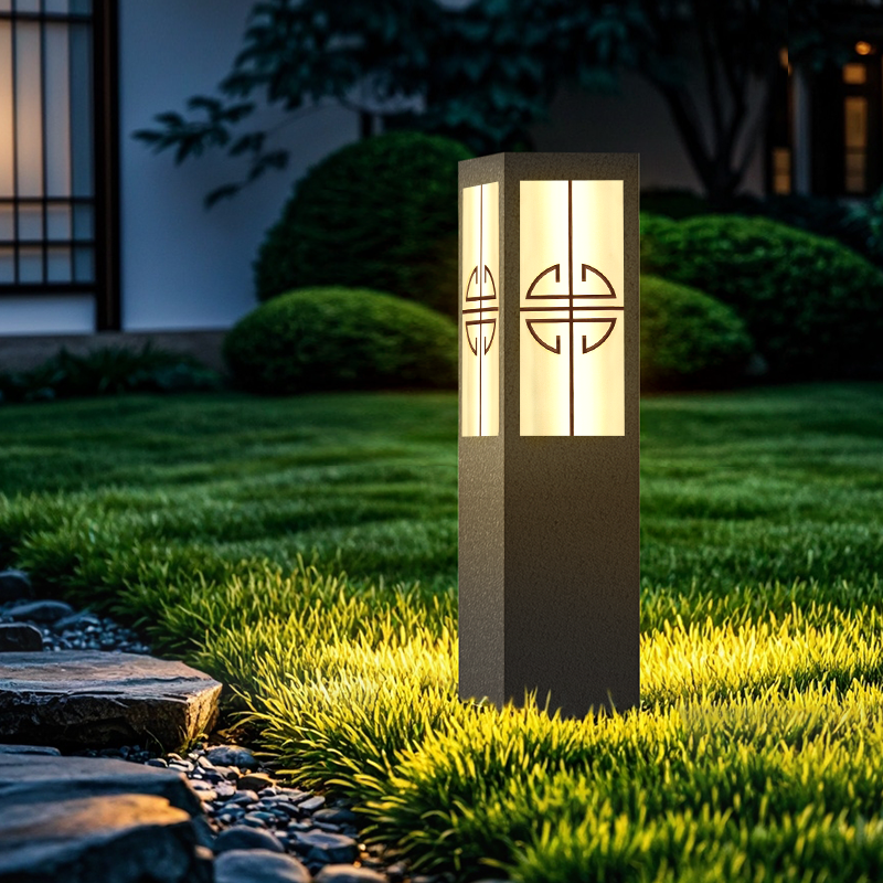 太阳能草坪灯户外防水现代庭院灯公园小区花园景观室外别墅草地灯