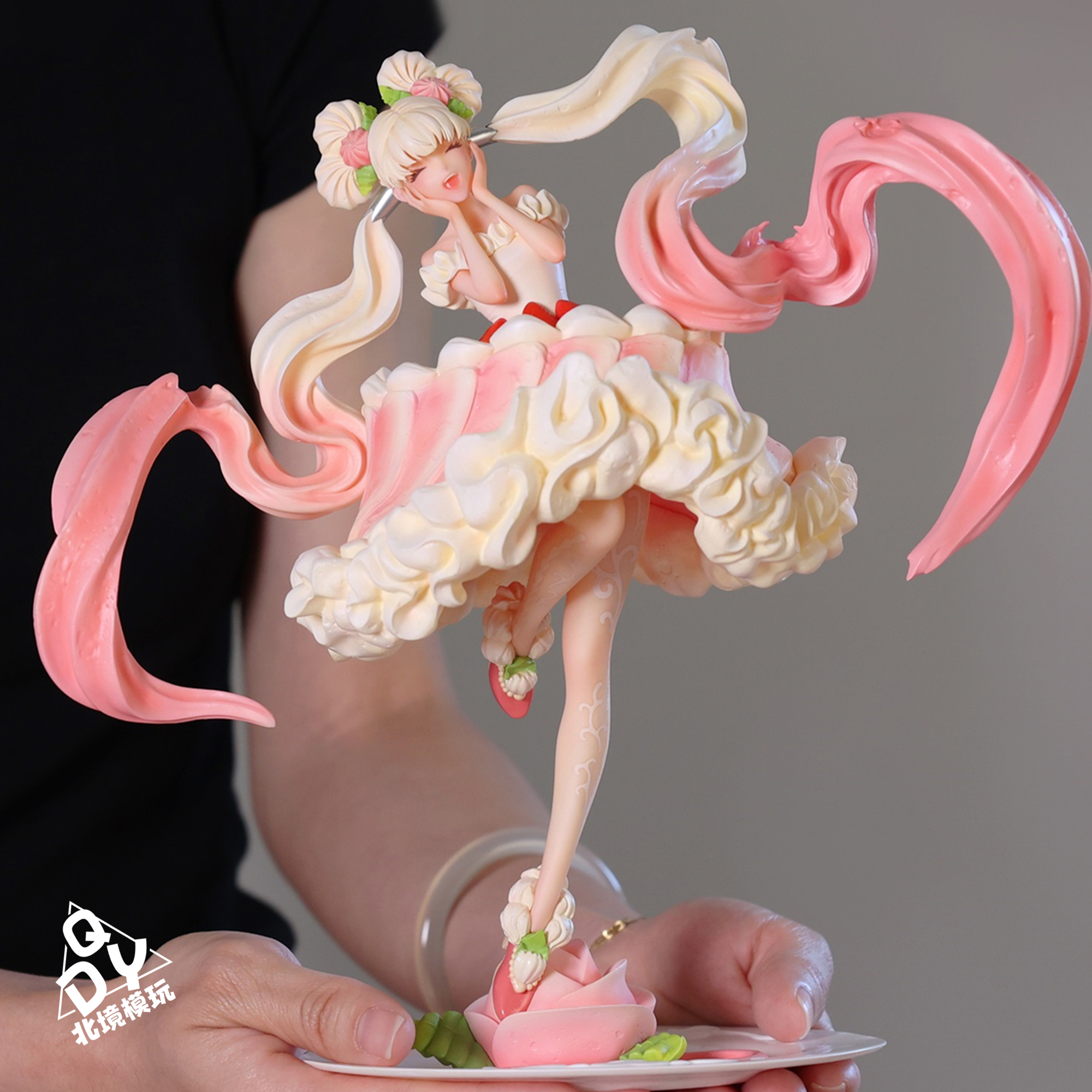 【北境】马尾 蛋糕盘可拆卸 we artdoing 芝士草莓/抹茶慕斯 手办