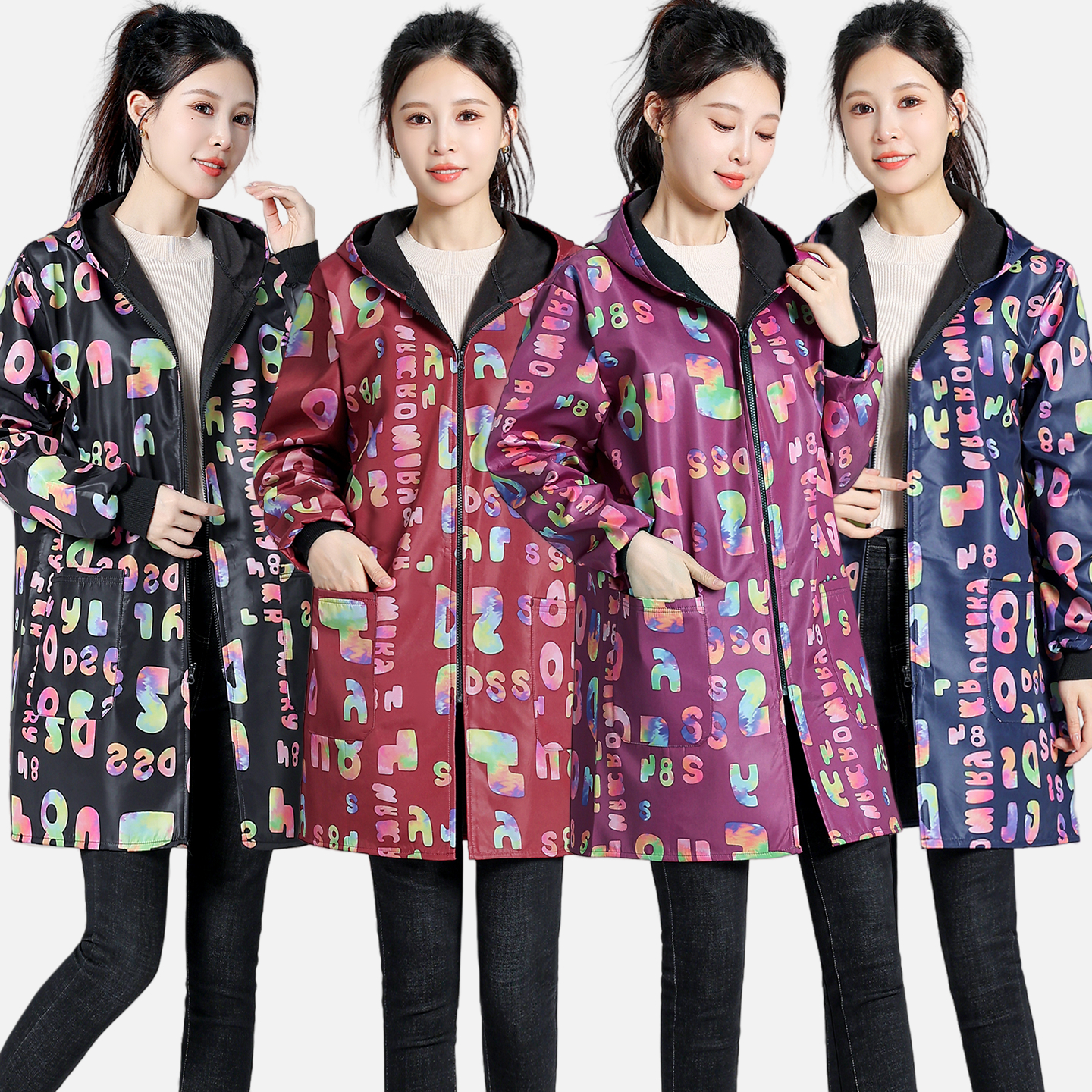 新款加绒加厚防水防污围裙