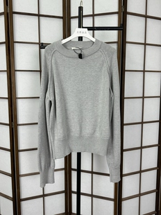 kiko风格 VUJADE风格 型boxy 收腰版 cleanfit上衣 007纯棉毛衣长袖