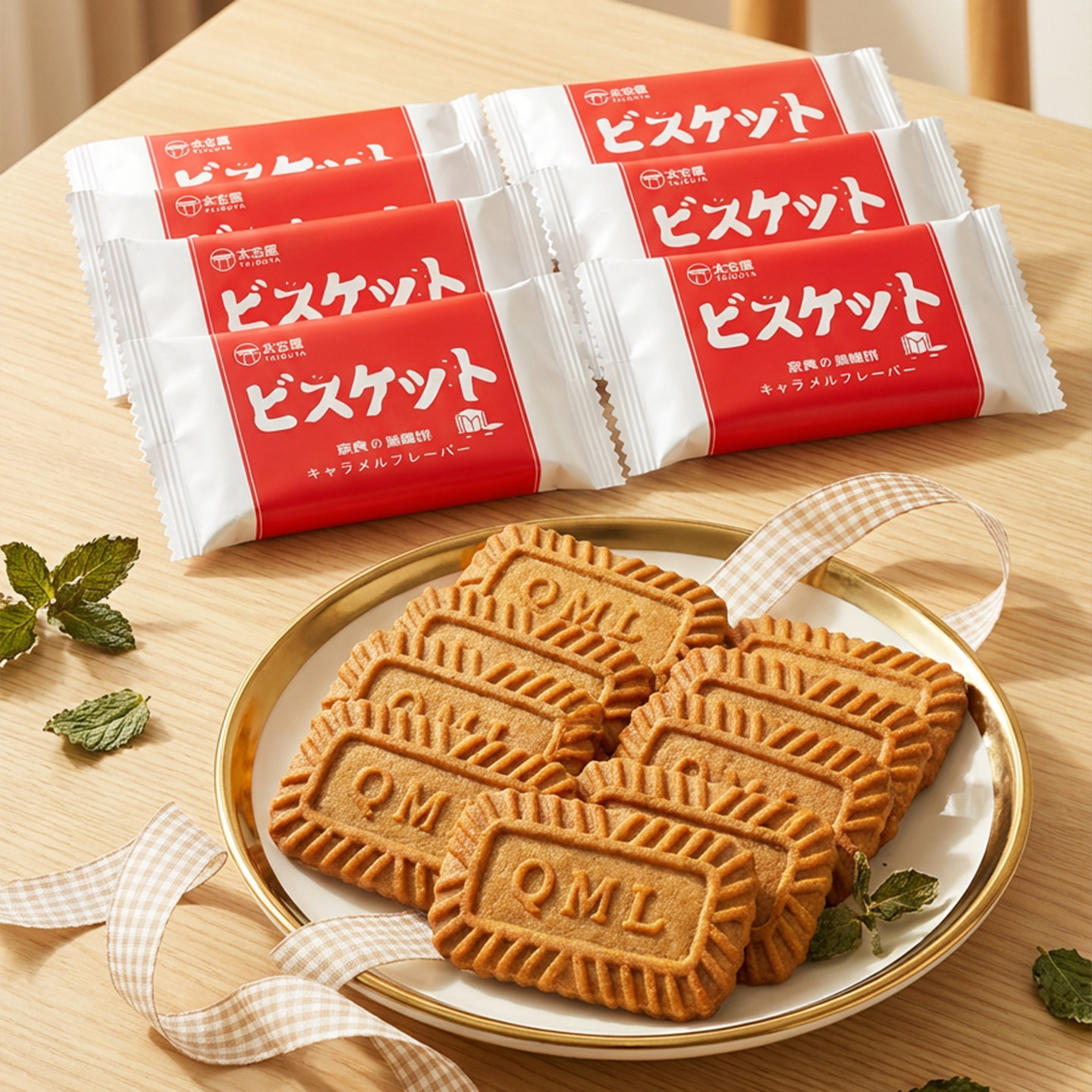太古屋奈良焦糖饼干高颜值网红零食婚庆结婚喜饼喜事喜宴伴手礼