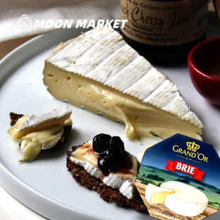 布里芝士Brie Cheese干酪白霉软质必然奶酪即食125g