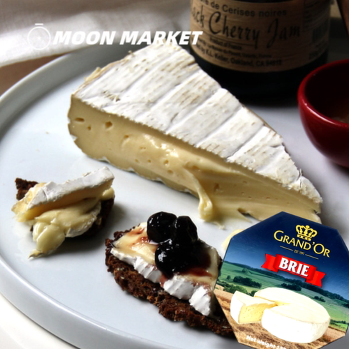 布里芝士Brie Cheese干酪白霉软质必然奶酪即食125g