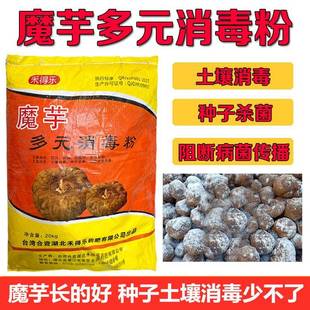 魔芋专用多元消毒粉 种子地块消毒 杀菌软腐防病药 魔芋灵汰腐净