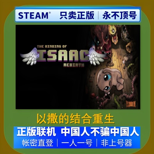 以撒的结合重生租号 The Binding of Isaac: Rebirth 联机Steam