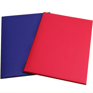 A3A4诗朗诵本夹红蓝色朗诵本子朗诵稿夹本文件夹演讲本夹绒面空白谱夹黑皮商务签约仪式本合同夹婚庆致辞主持