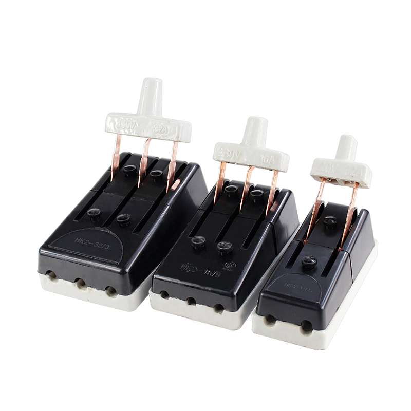 HK2 2P-32A耐用型开启式负荷开关3p传统刀闸63A16A闸刀断电开关