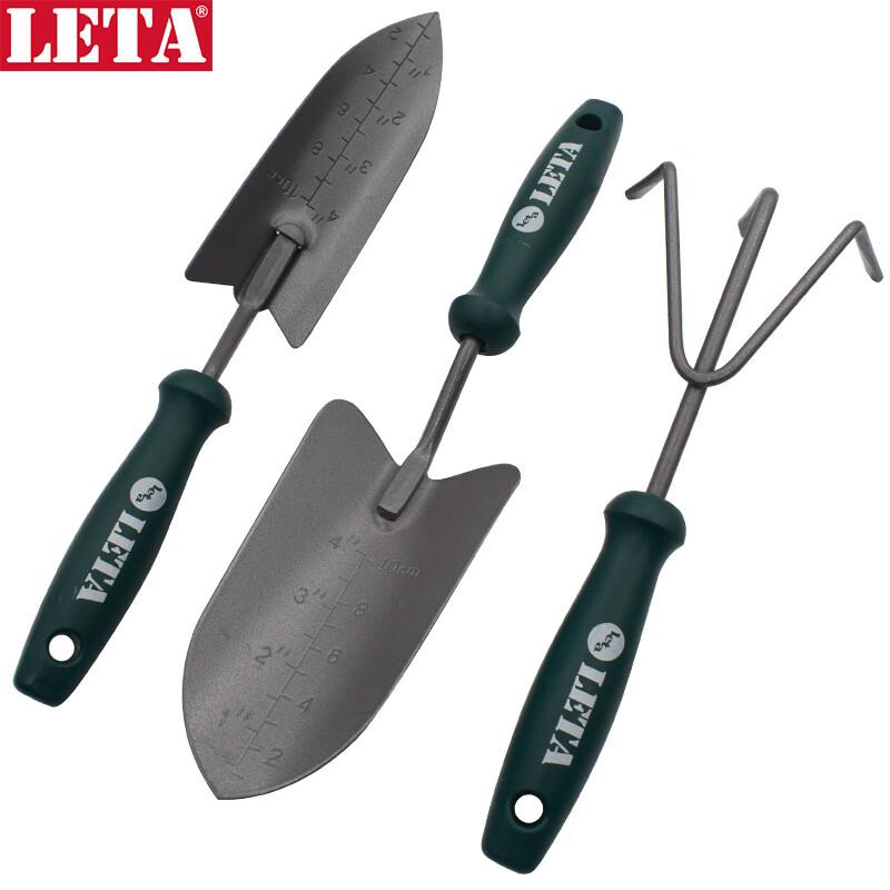 勒塔(LETA)园艺工具套装园林金属铲子种植种菜养花耙子LT-GM436