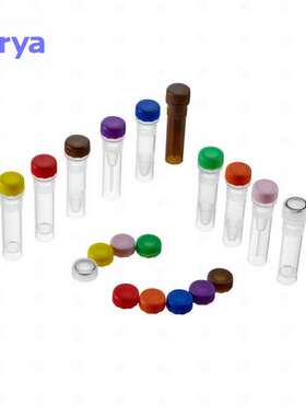 VIRYA 2.0ml透明螺口管 黄色管盖 样品管 3612036