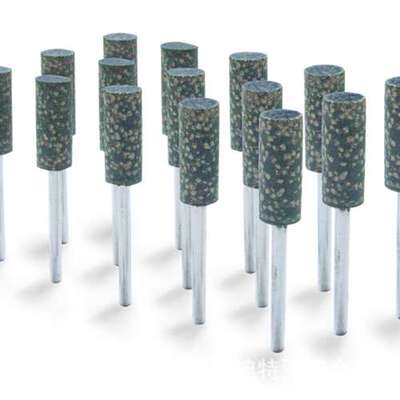 海绵弹性带柄砂轮 芝麻磨头 弹性海绵磨头 Sponge Grinding Pins