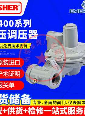 FISHER天然气调压器CS200/CS400IN-8E/CS800灰铸铁DN50法兰减压阀