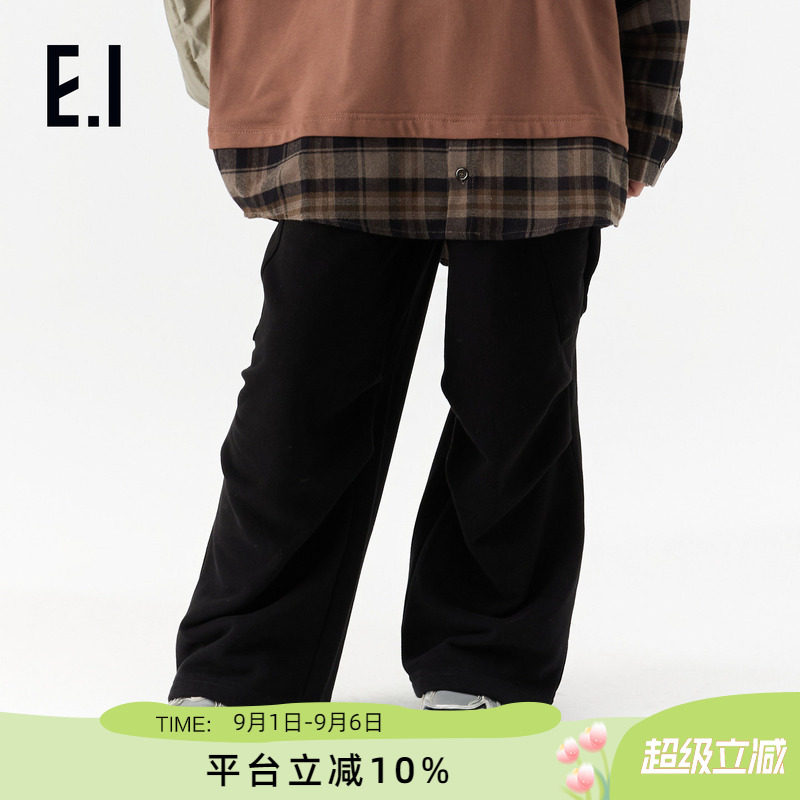 ei童装儿童针织长裤休闲工装裤图片