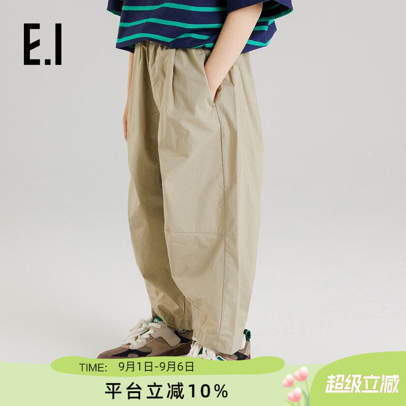 ei童装儿童裤子宽松休闲九分裤图片