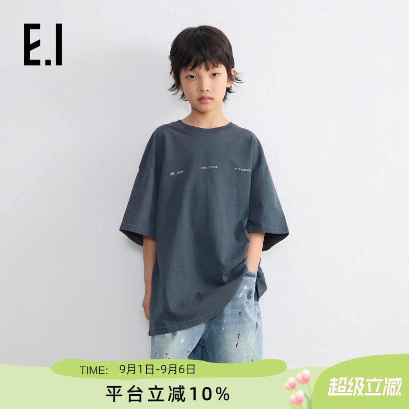 ei童装男童短袖T恤休闲体恤图片