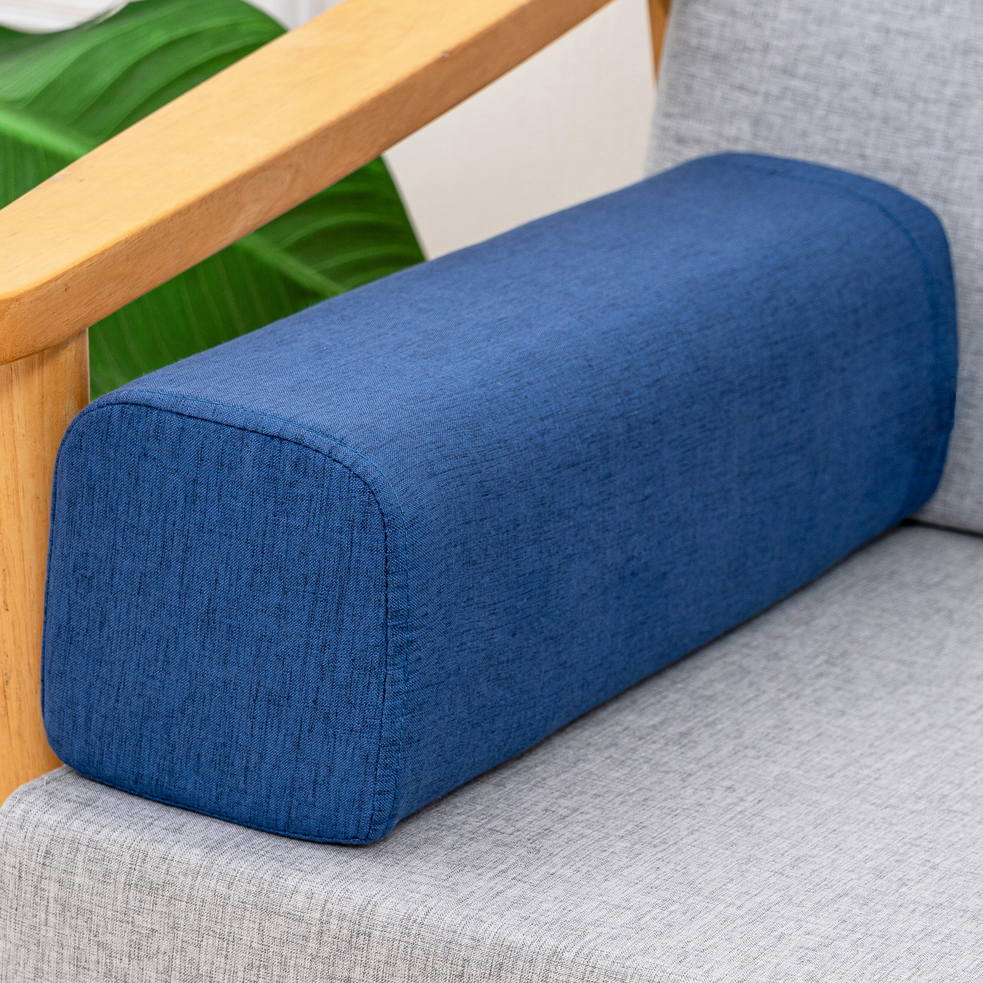 沙发扶手枕加装长方形靠枕中式木沙发两侧边塞缝隙神器罗汉床枕头