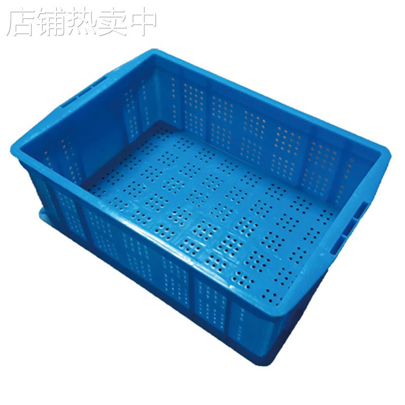 长方形大号塑料浅盘加厚周转箱物流运输箱零件盒食品水果储物胶筐