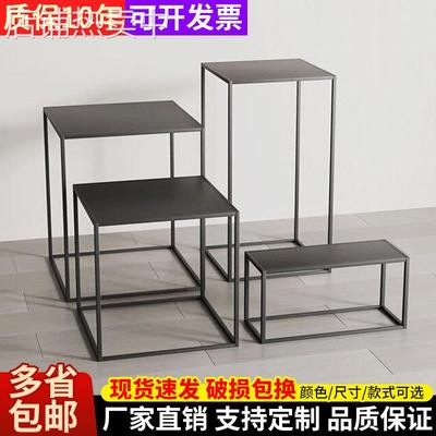 铁艺花架置物架客厅落地式多层室内阳台简约现代装饰摆件收纳架子