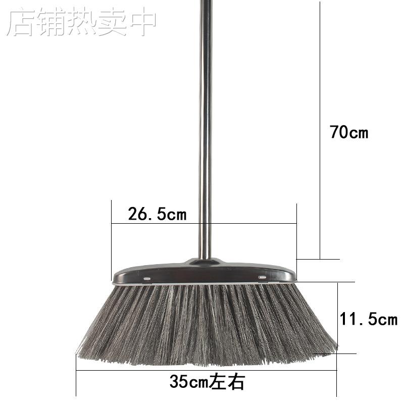 Y^不锈钢丝加硬扫把工业机器刷油耐热耐冷防水工厂高温刷子笤帚其