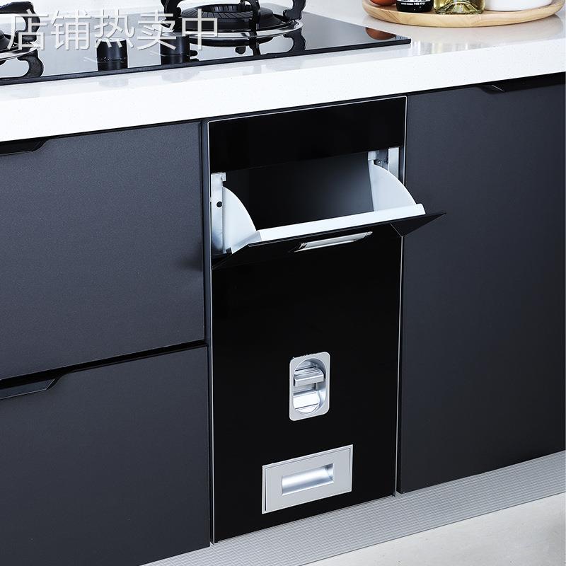 欧红志米缸箱密封橱柜款不锈钢米罐按压储米罐放米收纳盒米桶厂家