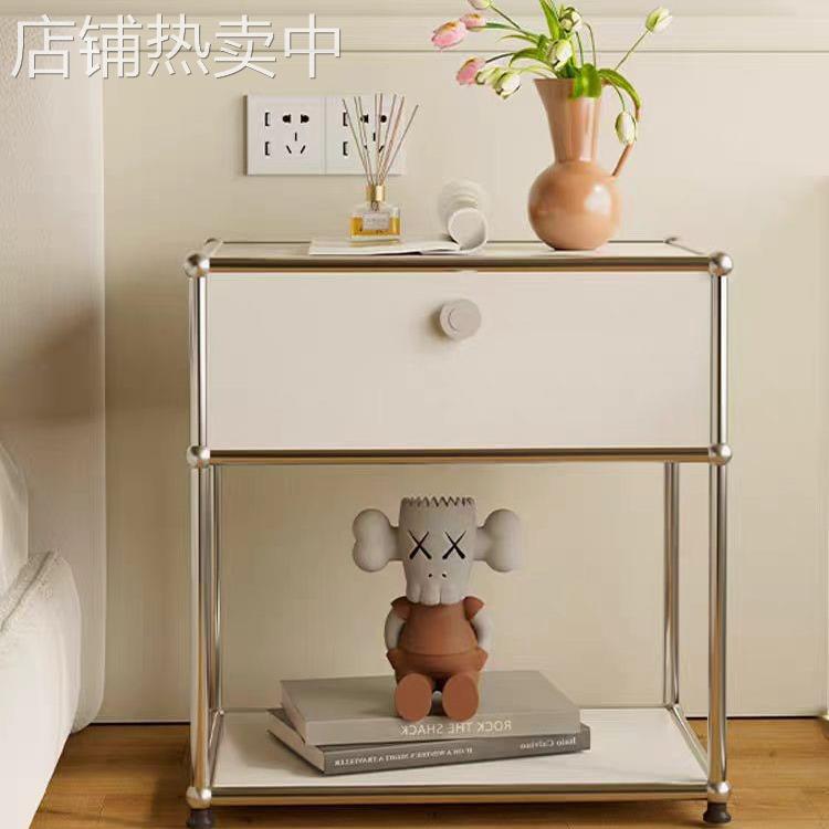 中古床头柜卧室沙发边柜轻奢USM模块柜床头组合柜客厅斗柜收纳柜