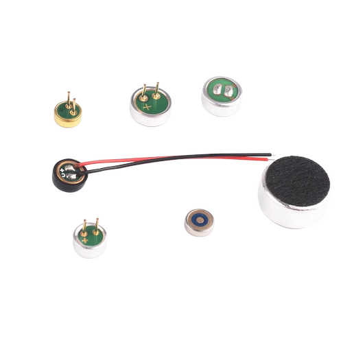 驻极体话筒6050p咪头9767p带引脚9*7mm电容式6*5麦克风拾音器52DB