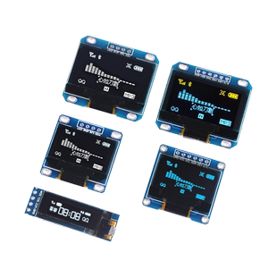 0.96寸OLED显示屏模块0.91 1.3 1.54寸12864液晶屏4/6/7针IIC/SPI