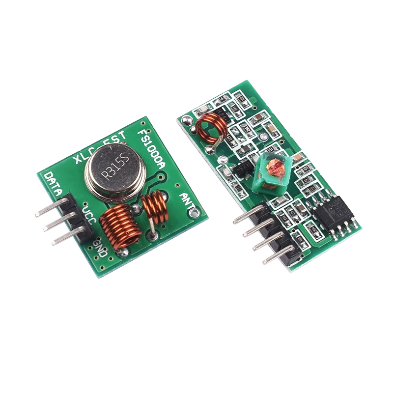 315/433MHZ超再生无线收发模块315M433M带解码接收发射遥控模块