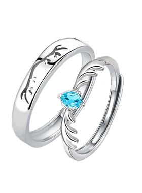 iu音岚情侣款对戒毕业礼物送女友