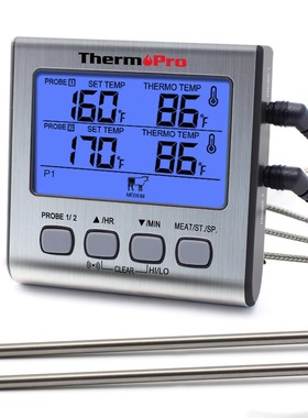 ThermoPro TP17 Dual Probes Digital Outdoor Meat Thermometer