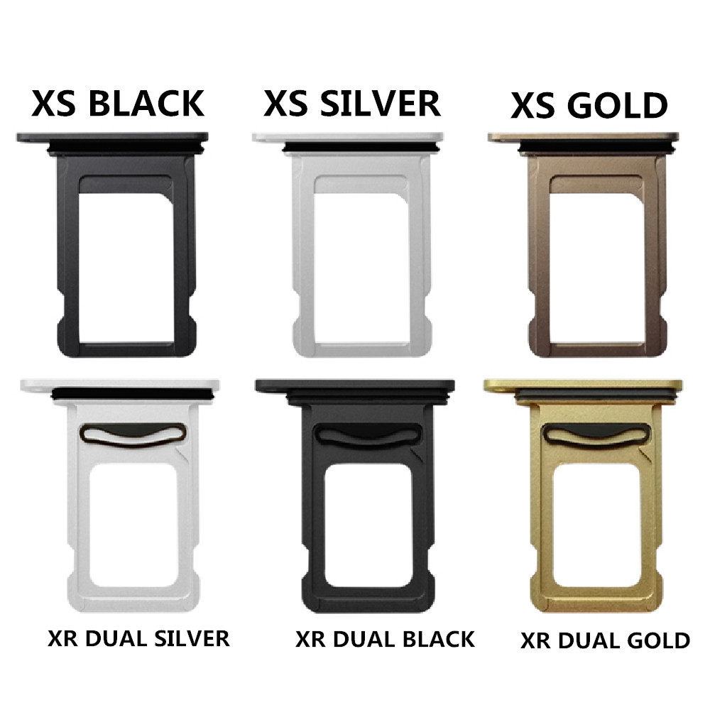 original new single / dual sim card for iphone xs xs max xs