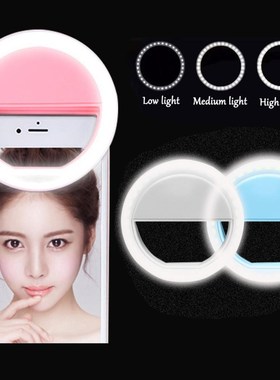 Selfie LED Ring Fill Light Chargeable Portable Mobile Phone
