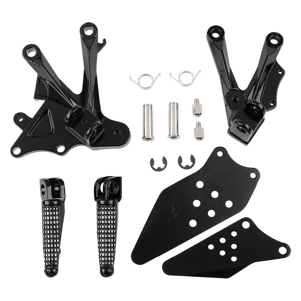 motorcycle front footrest foot pegs for kawasaki zx10r 2006