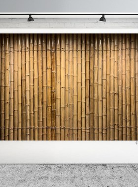 Bamboo Wooden Board Wall Vinyl Backdrops Baby Shower Newbor